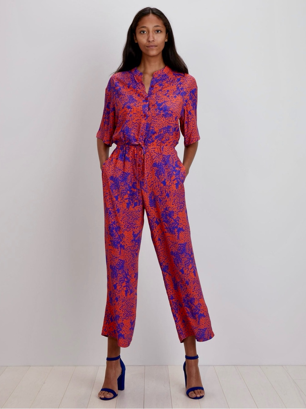 THE KIT’S Issa Jumpsuit in orange complication